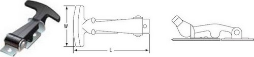 External T- Handle Latches
