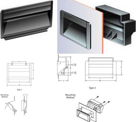 Recessed Handles