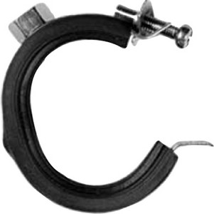Single-screw pipe clamp, type M8 clamping head